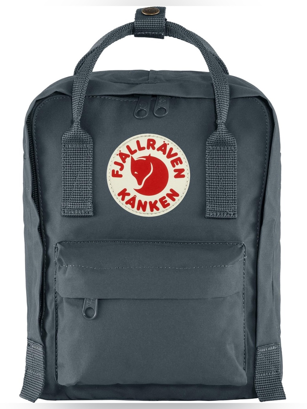 Fjällräven Kånken Mini Backpack Blue Gray Vinylon F Travel Everyday 7L Unisex